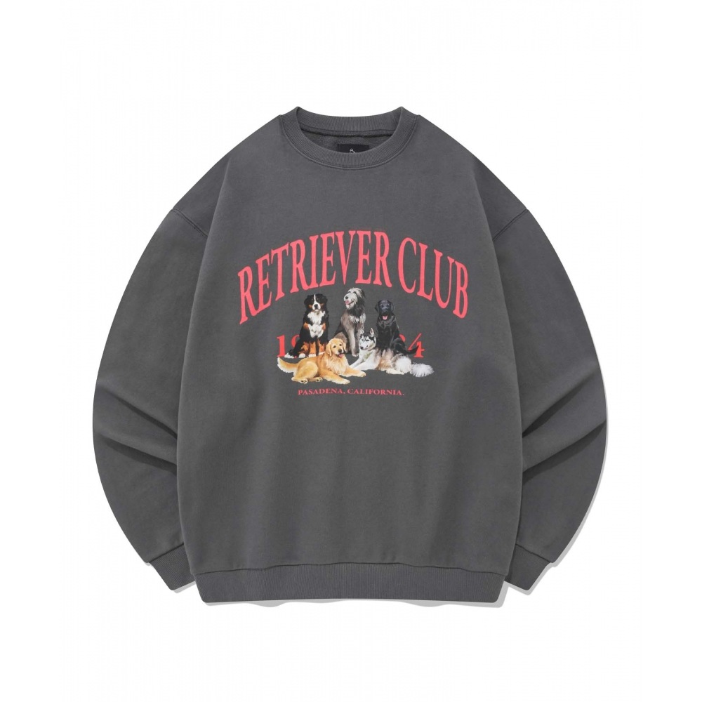 レトリーバークラブレトリーバーフレンズクルーネック [チャコール] 6,458円