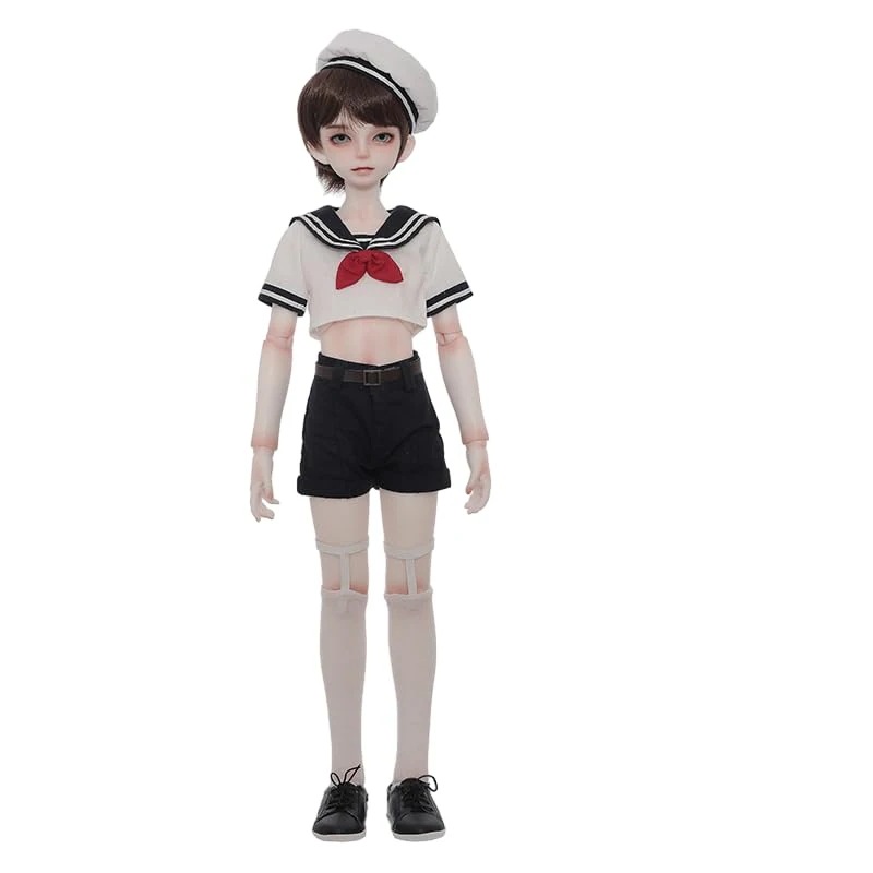 shuga fairy 1/4 スケール 球体関節人形 男 セーラー服 男子高校生 BJDドール 塗装済み 可動 フィギュア 身長42CM メイク済み 仮装でき 制服 洋服セット プレゼント