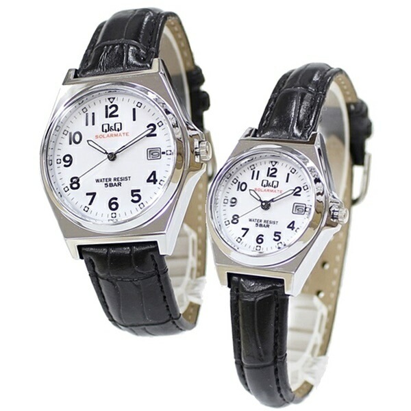 シチズン Q&Q ソーラー ペアウォッチ 水仕事 水上スポーツ お揃い 同モデル 軽い 国内正規品 腕時計 手表 メンズ レディース キッズ シニア チプシチ アナログ SOLARMATE 5気圧防水