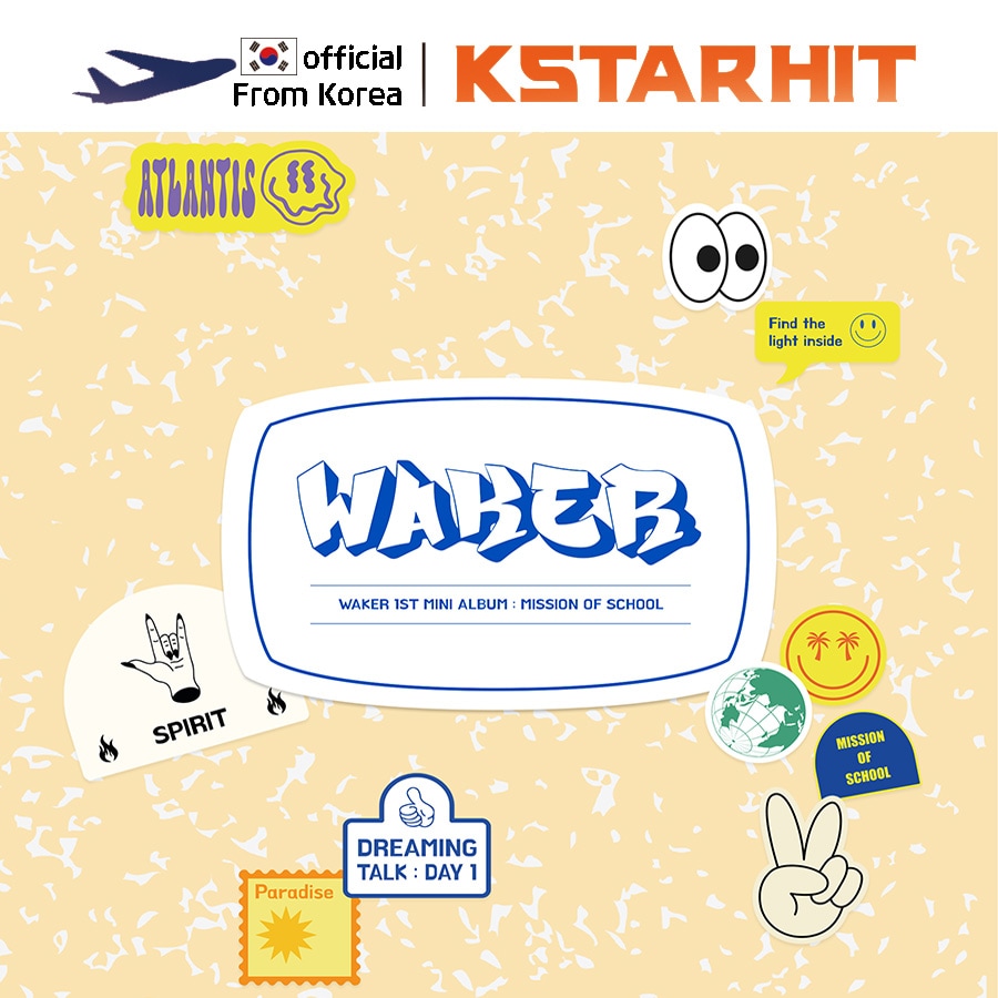 (2種セット) WAKER  - Mission of School (1stミニアルバム)