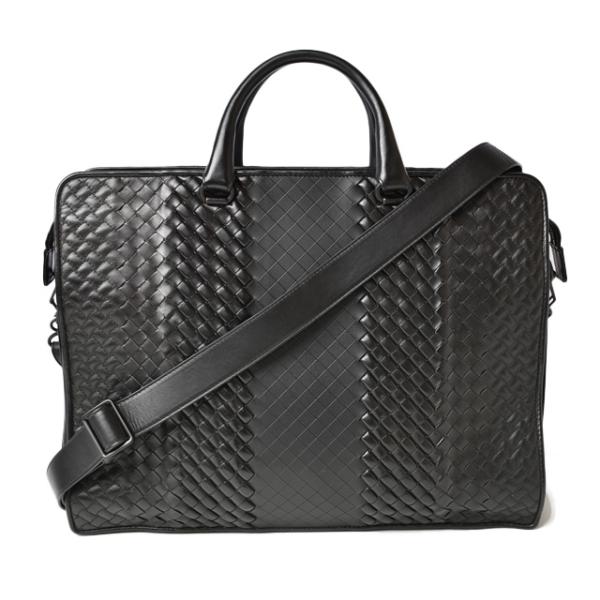 ビジネスバッグ/ブリーフケース/ショルダーバッグ 2way BOTTEGA VENETA インペラトーレ メンズ ショルダーストラップ付 レザー ブラック