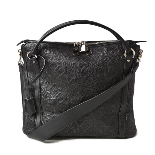 ハンドバッグ/セミショルダーバッグ 2way LOUIS VUITTON モノグラムアンティア レザーM97071 イクシアPM ブラック【中古】