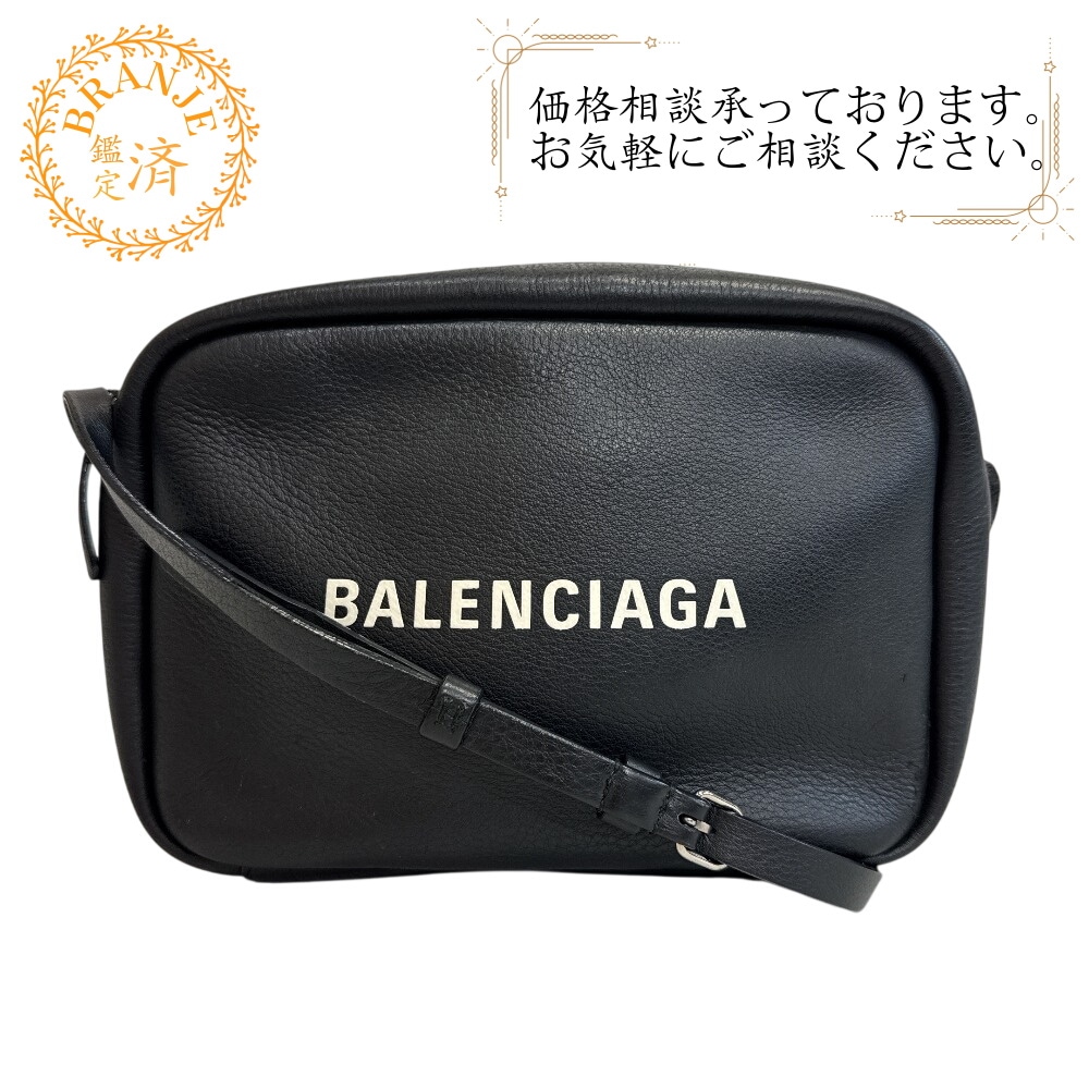 552372 カメラバッグ XS エブリデイ レザー ショルダーバッグ ブラック