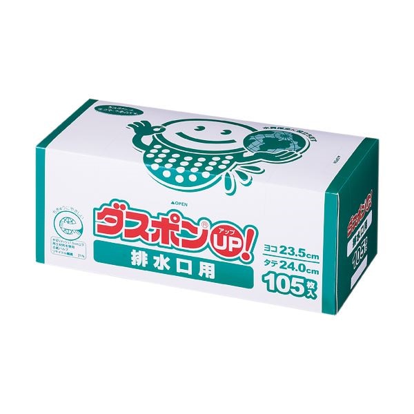 （まとめ）白元アース ダスポンUP！ 排水口用 DSH-105 1パック（105枚） [x10]