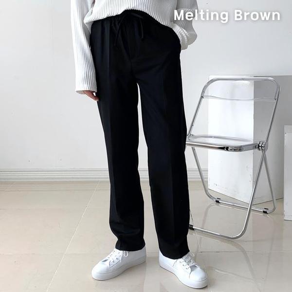 メンズワイドパンツ 男性 バンディングスラックス bl11