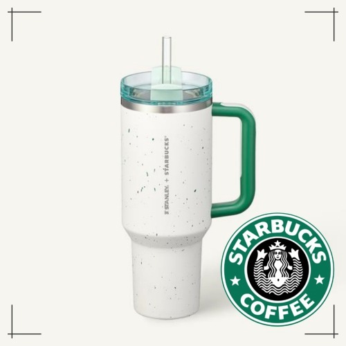 STARBUCKS公式 SS Stanley Green Pebble Kincher タンブラー 1183ml
