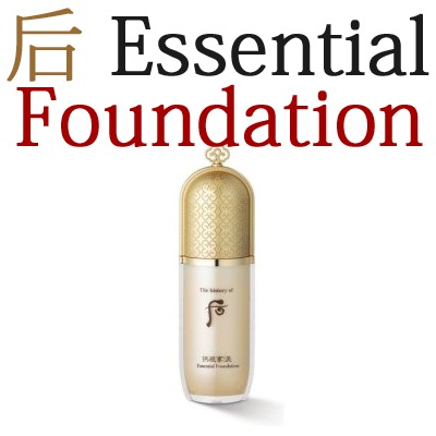 エッセンシャルスキンファンデーション/The history of whoo/whoo essential skin foundation/宮中宝石成分を含有/SPF30/PA++