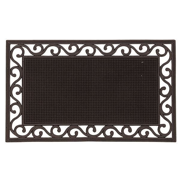 屋外用 玄関マット/ラバーマット シンプル 45cm75cm 洗える CE-4080 エントランス 入口