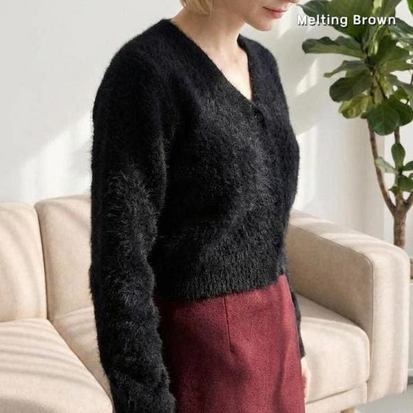 女性VネックカーディガンK12