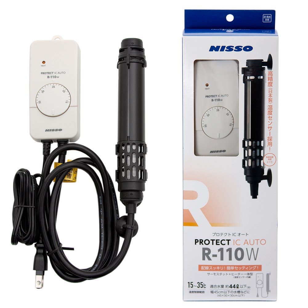ニッソー　プロテクトＩＣオート　Ｒ－１１０Ｗ　サーモスタット一体型　ー４４Ｌ以下水槽用　アクアリウム　ヒーター　熱帯魚　ＣＲＣ10―23―20―30―00 5,339円