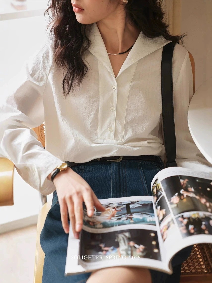 (最安値保証) 今買いたいが特売！シフォンブラウス ロンt 紫外線対策 長袖シフォンブラウストップスシャツレデ ワイシャツ トップス 可愛い ブラウス シャツ女 レトロ シンプル 5,467円