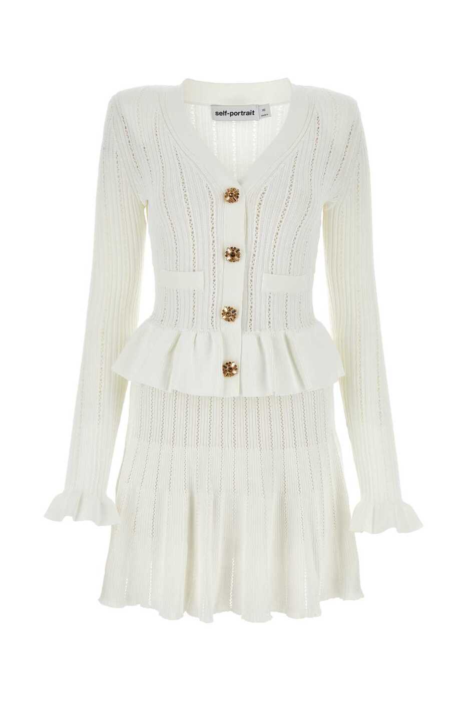 PF24174SWWHITE ホワイト 秋冬2024 ドレス レディース ia