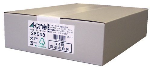 レーザープリンタラベル44面500入 28648 00027268