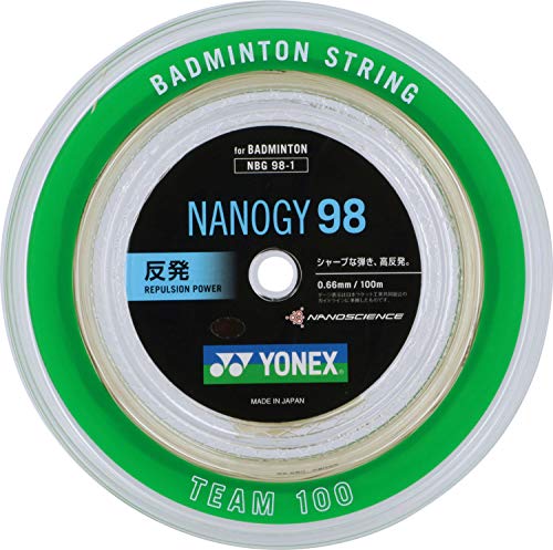 YONEX(ヨネックス)バドミントン ガット ストリング ナノジー98 ロール 100m NBG98-1