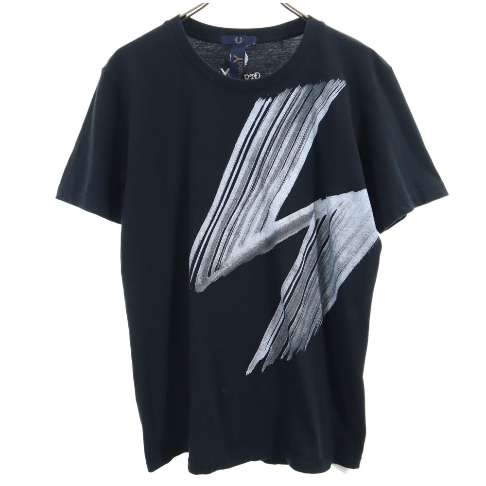 グランドワイ フレッドペリー コラボ 半袖 Tシャツ M ブラック Ground Y × FRED PERRY メンズ 6,878円