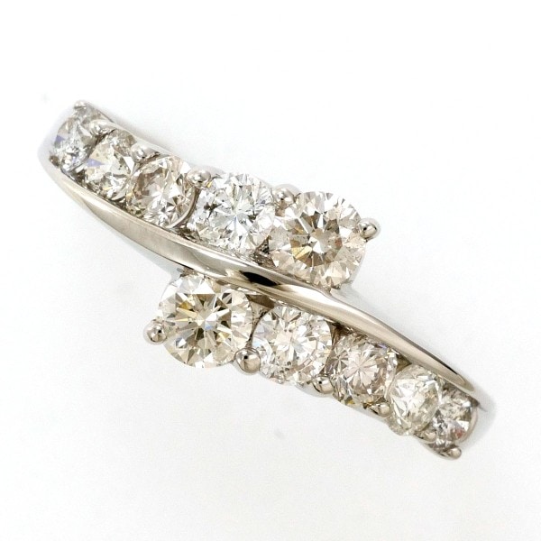 PT900 プラチナ リング 指輪 13号 ダイヤ 1.00 総重量約3.0g ジュエリー 中古