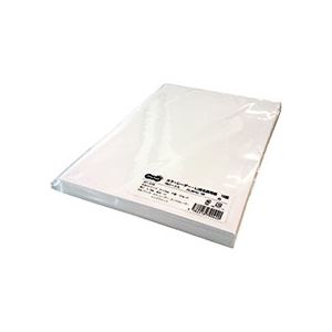 (まとめ) TANOSEE カラーレーザーIJ用名刺用紙 10面 白 1冊（100シート） (10セット)