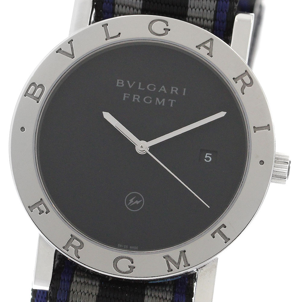 ブルガリ BVLGARI BB41S/103570 ブルガリブルガリ フラグメントデザイン 600本限定 デイト 自動巻き メンズ 良品 箱・保証書付き_897194【中古】