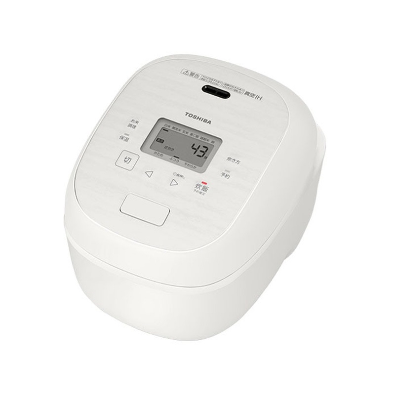 TOSHIBA 東芝 RC-18RXB-W ミルキーホワイト 真空IH炊飯器 1升 炎匠炊き 銅かまど丸釜