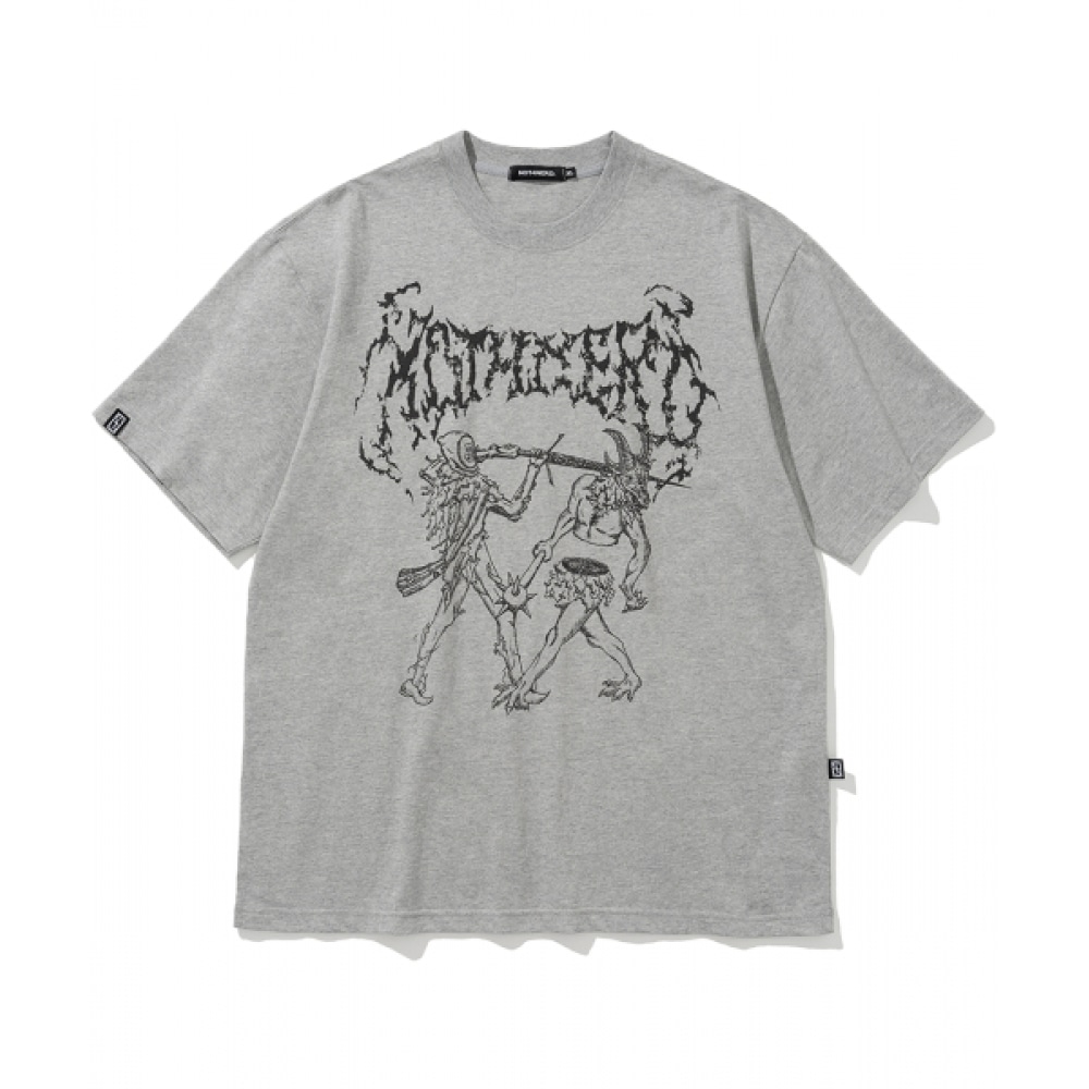 NOT4NERD スプリットTシャツ-グレー