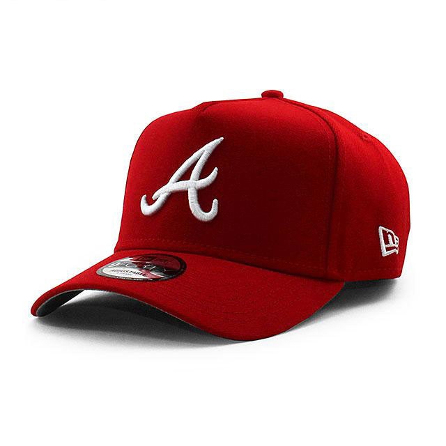 スナップバックキャップ 帽子 9forty メンズ レディース MLB アトランタ ブレーブス フリーサイズ