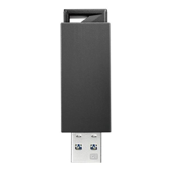 アイオーデータ機器 USB3.0/2.0対応 ノック式USBメモリー 32GB ブラック U3-PSH32G/K