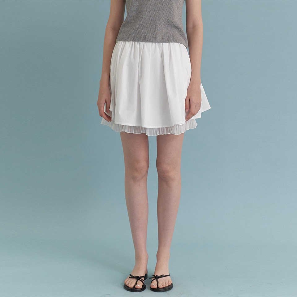 Lovely Mini Skirt (White) 13,898円