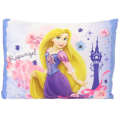 他サイト： 塔の上のラプンツェル ピロー ジュニア枕 シャイニーフラワー ディズニープリンセス キャラクターの商品画像