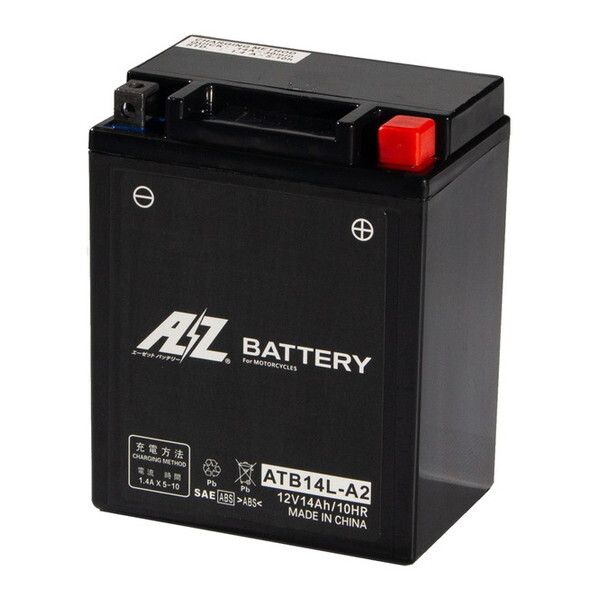 AZ ATB14L-A2-SMF AZ 2輪バッテリー液入充電済