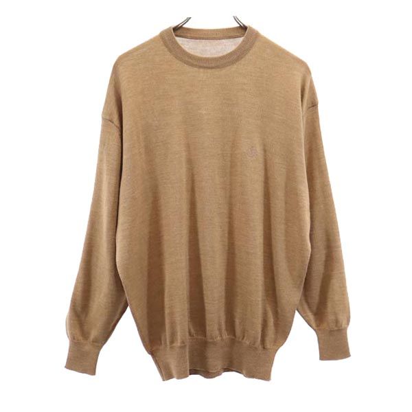 クリスチャンディオール 90s ウールブレンド オールド 長袖 セーター L ベージュ系 Christian Dior ニット メンズ 7,504円