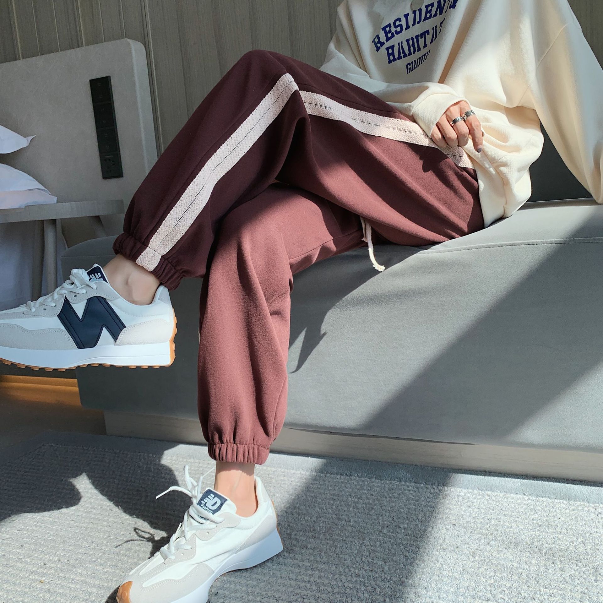 スウェットパンツ 厚手 新作 スリム見え 百掛け カジュアル 裏起毛 ゆったり おしゃれズボン