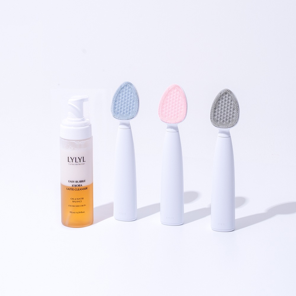 [クレンザー贈呈] リリル ウェーブ 振動クレンザー 第3世代 シリコン ブラシ ブラックヘッド 除去 ビューティーデバイス
