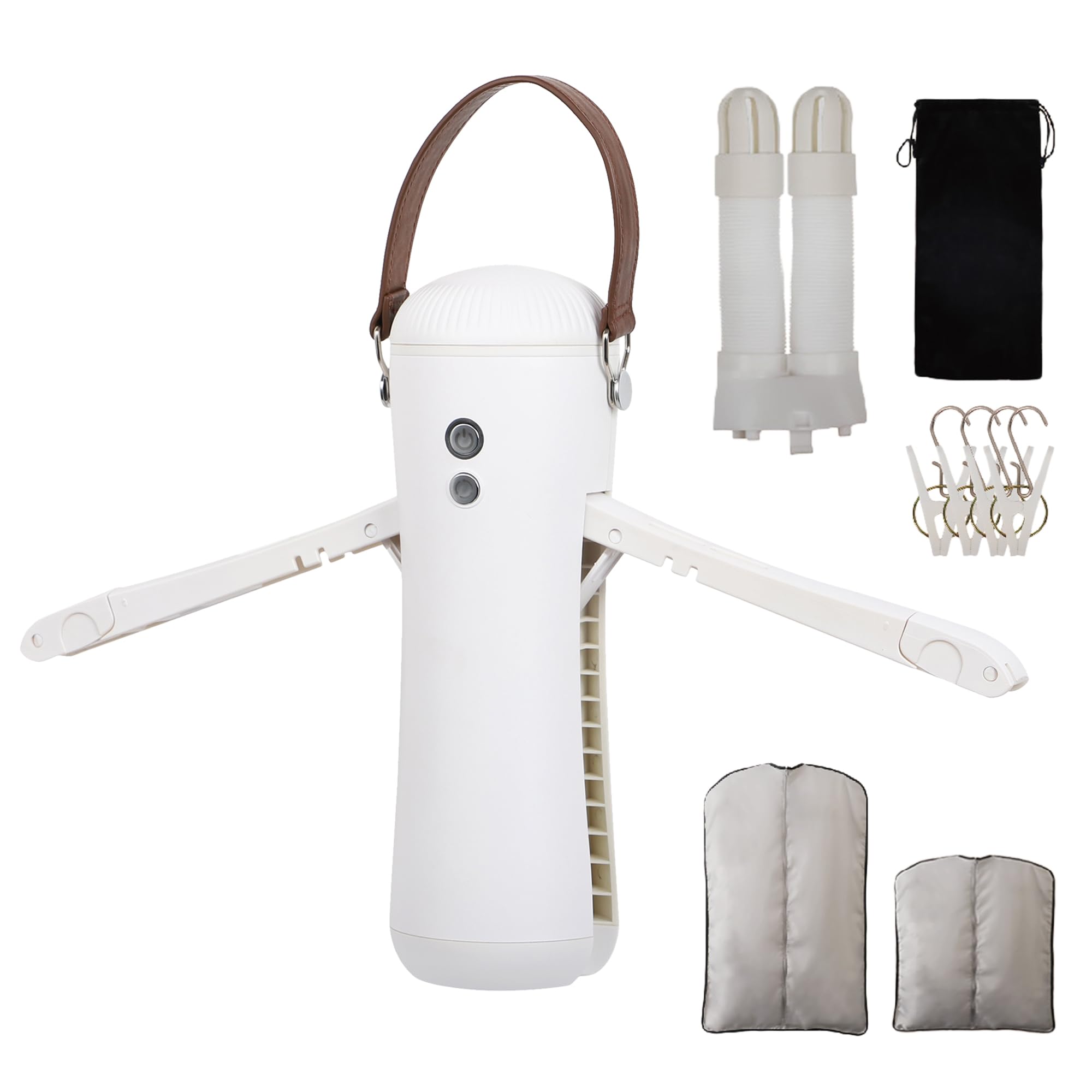 [東京Deco] 衣類乾燥機 ハンガー型 折りたたみ式 1台2役 軽量/コンパクト 急速乾燥 170W [衣類靴乾燥/アロマスロット/タイマー機能] 速乾 ハンガー乾燥機 シューズ乾燥機 70℃ 簡