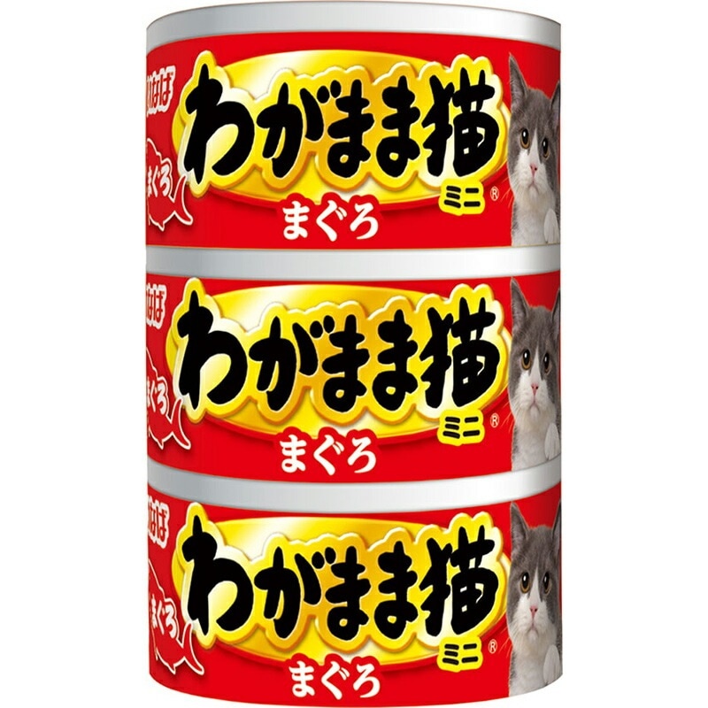 （まとめ買い）いなば わがまま猫まぐろミニ まぐろ 60gx3缶 IM-291 猫用フード [x12]