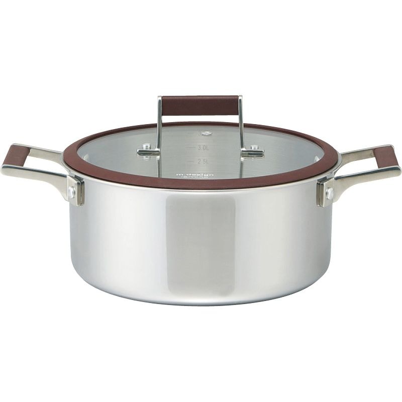 エムデザイン ラミーナ 両手鍋20cm