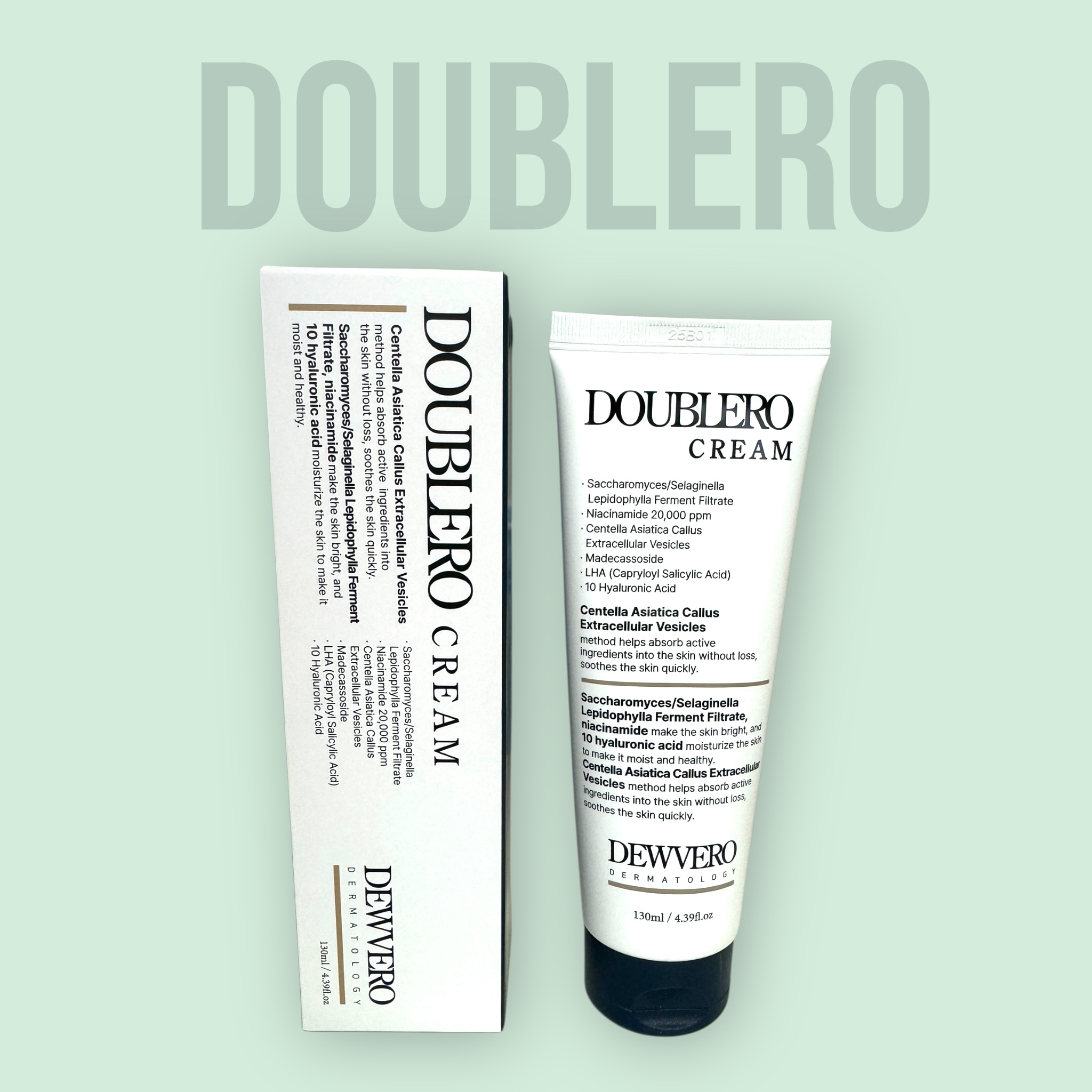 DEWVERO DOUBLERO Cream デュベロ クリーム 130ml超高保湿×敏感肌OK 秋冬必須エイジングケア