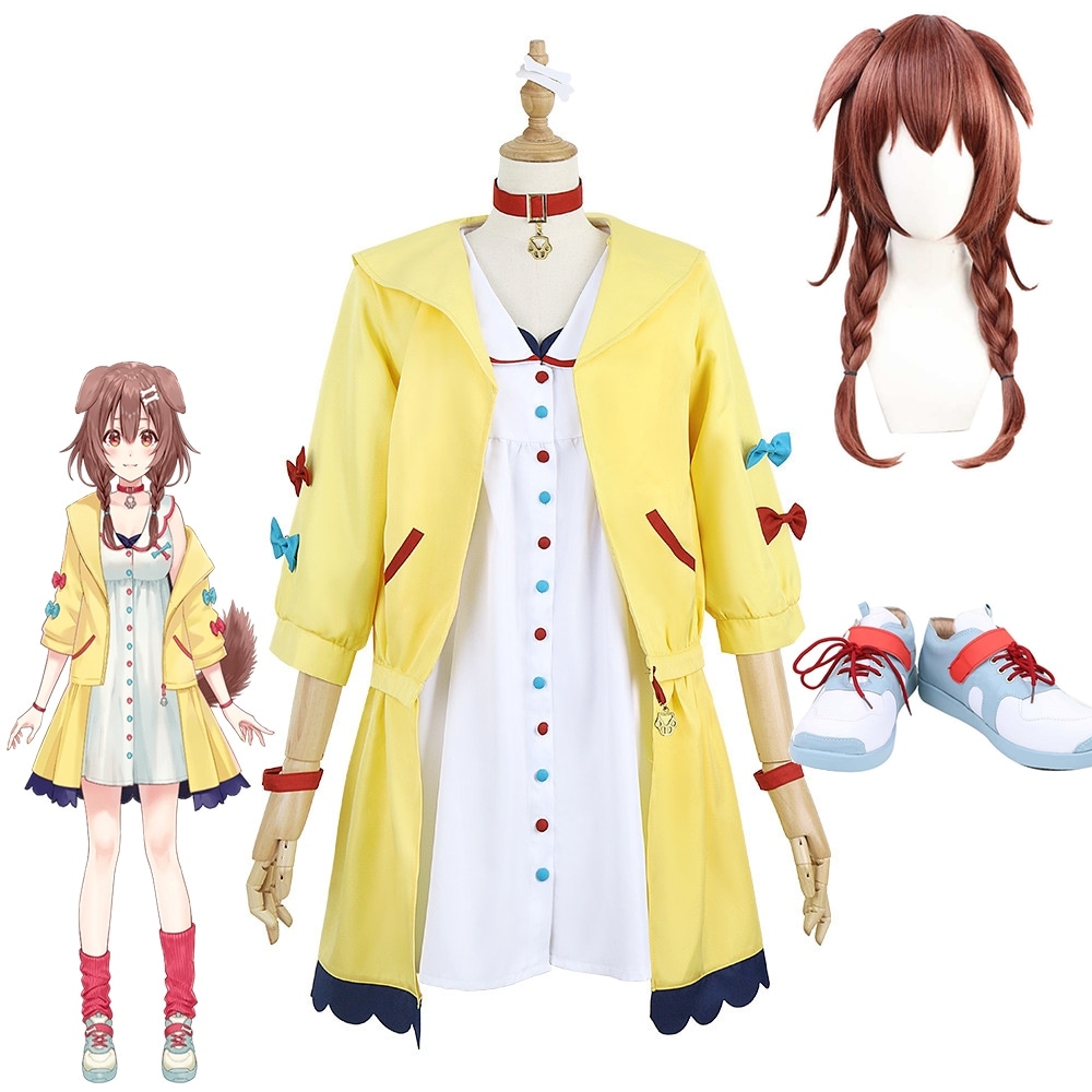 ホロライブ 戌神ころね コスプレ衣装 ウィッグセット