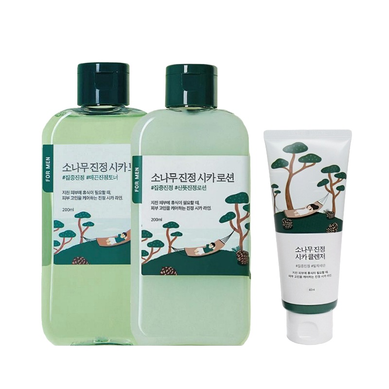 フォーメン松鎮静トナー/ ローション2種企画(+クレンザー40ml)鎮静強化セット