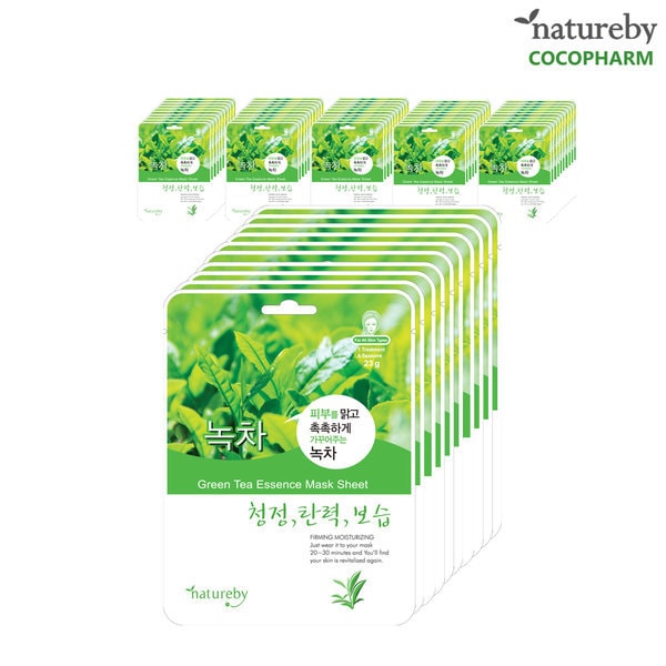 緑茶エッセンスマスクパック600枚(100枚x6)大量購入企画