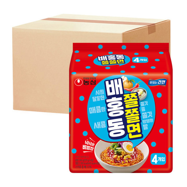 培紅洞 チョルチョルミョン 129g 4入りX8個(32個)