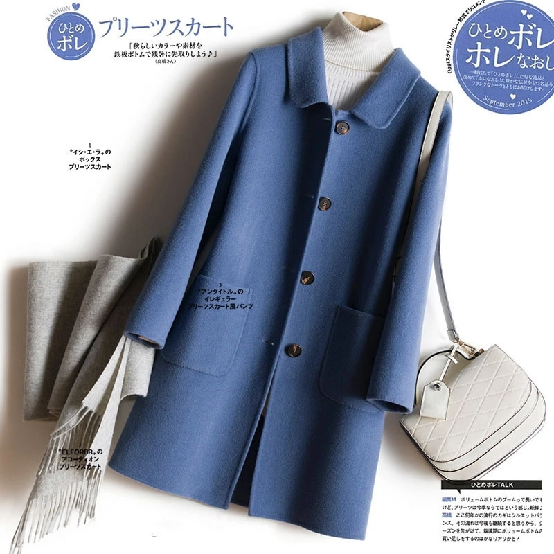 レディースコート秋冬 無地 コート ウール コート ロング丈 アウター 高級感 長袖 厚手 着痩せ 大人 通勤 オシャレ コート 大きいサイズ 無地 オフィス ビジネス きれいめ 暖かい 防寒 レディ