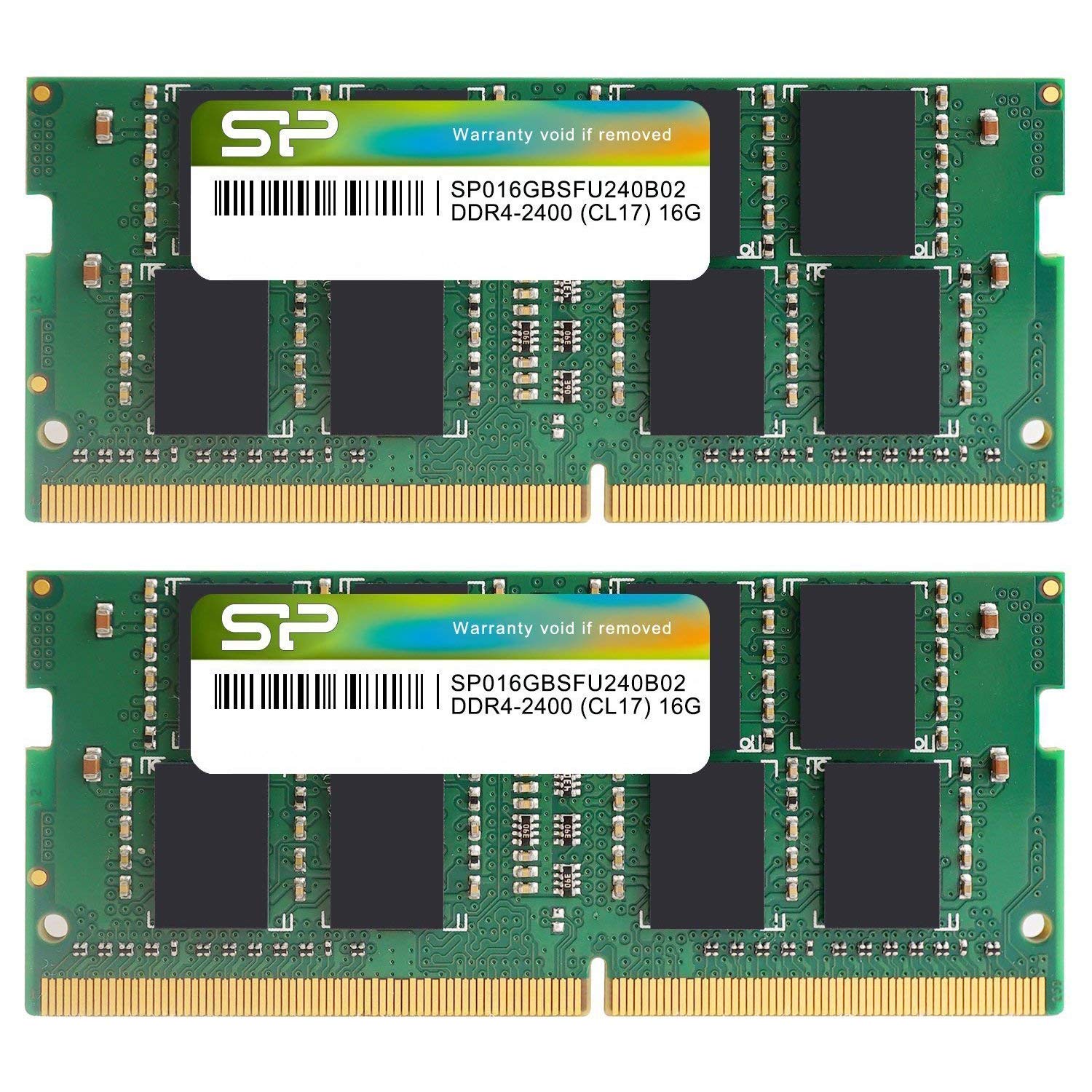 シリコンパワー ノートPC用メモリDDR4-2400(PC4-19200) 16GB2枚 260Pin 1.2V CL17 SP032GBSFU240B22