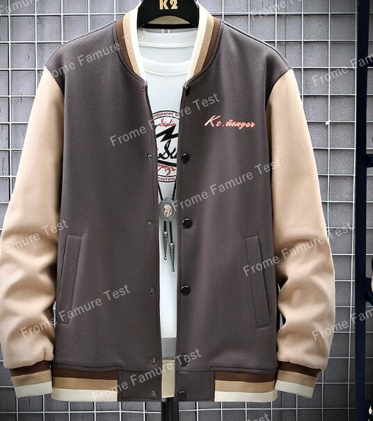韓国風　秋冬新作 メンズコート　 ジャケット トップス 野球コート カップル服
