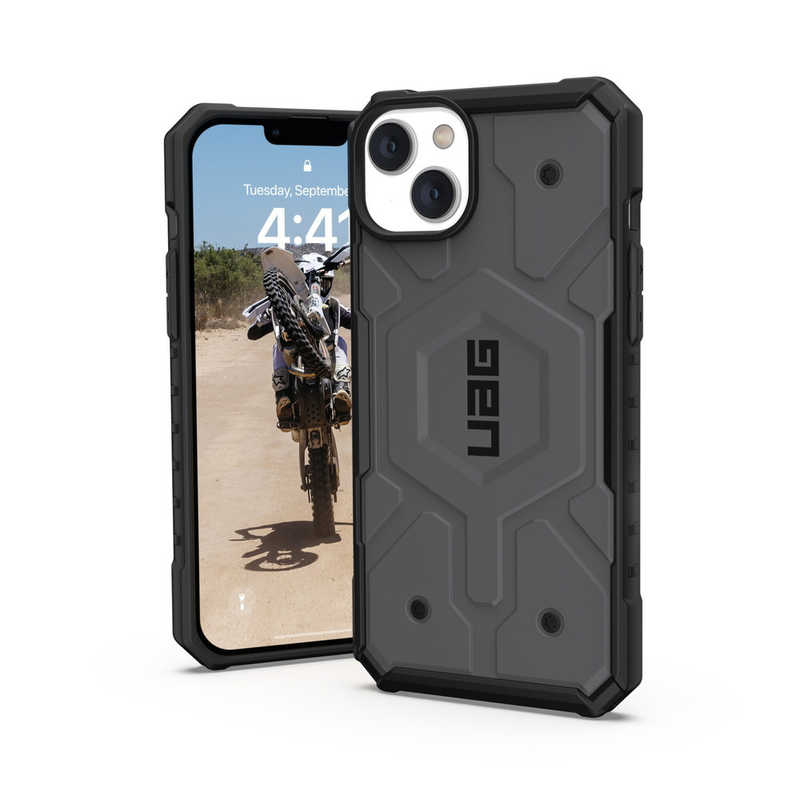 UAG　MagSafe対応PATHFINDER シルバー iPhone 14 Plus用　UAGIPH22LAMSSV