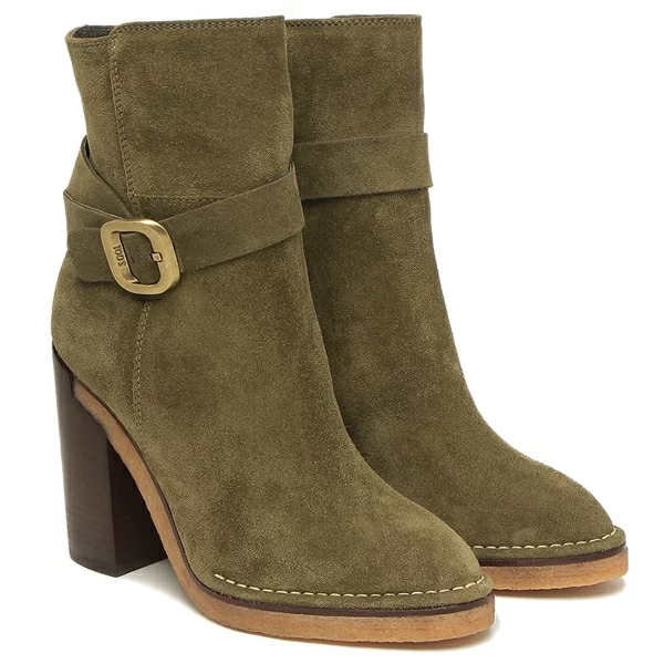 ブーツ ショートブーツ カーキグリーン レディース XXW76C0DF60 RE0 V622