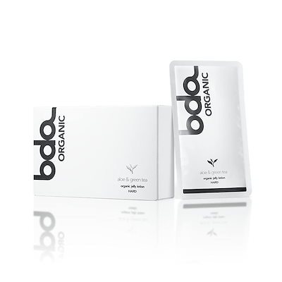 他サイト： bda ORGANIC ビーディーエーオーガニック オーガニック ジェリーローション ハード アロエ＆グリーンティ カード型 10g 5枚入り (ネコポス送料無料) ローション ボディケアの商品画像