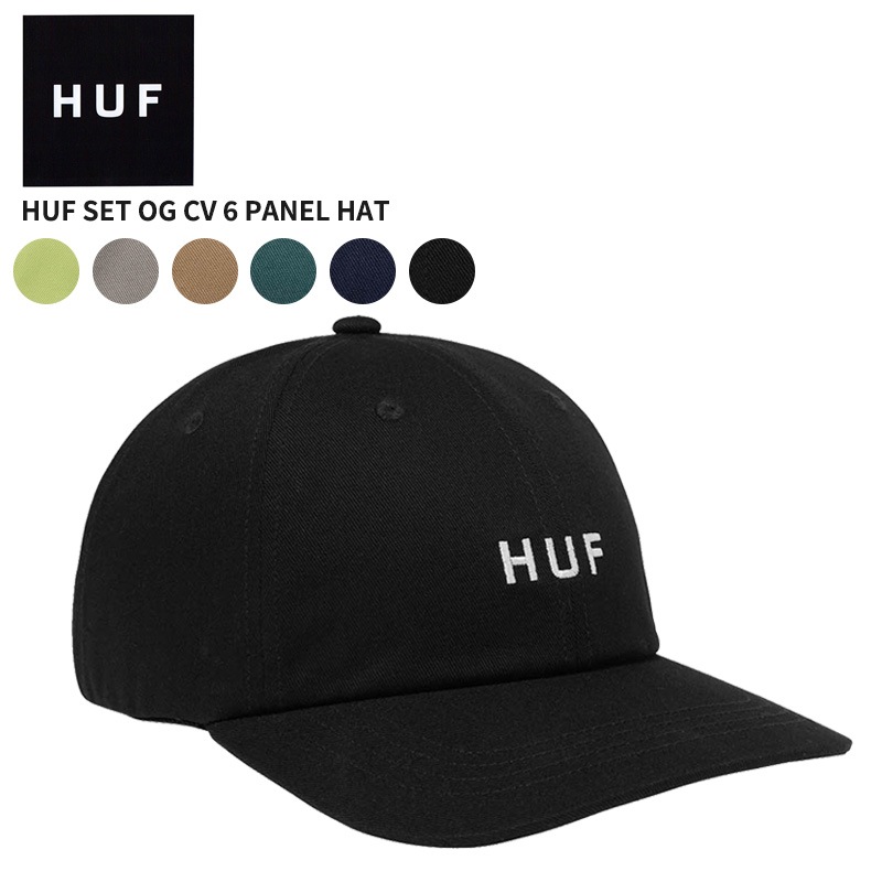 ハフ HUF HUF SET OG CV 6 PANEL HAT 6パネルキャップ 帽子 [BB]