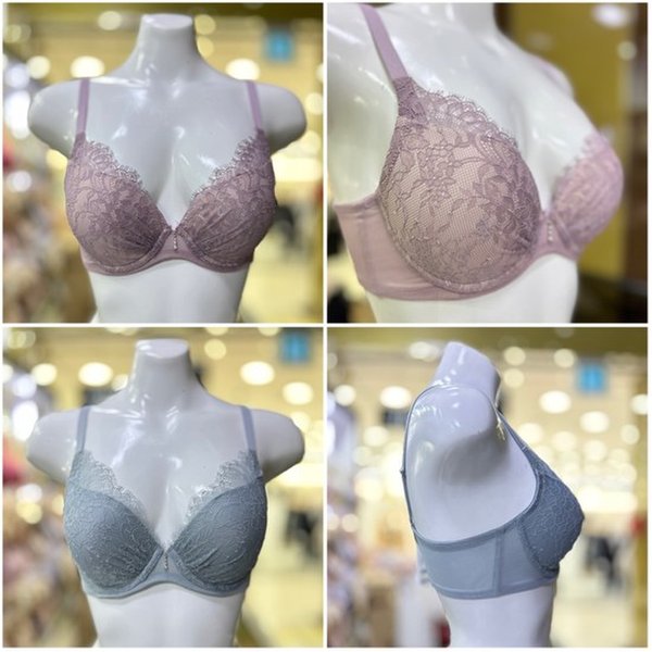 2種中 (択1) アイラッシュジャガードレースブラ ABCカップ_DG