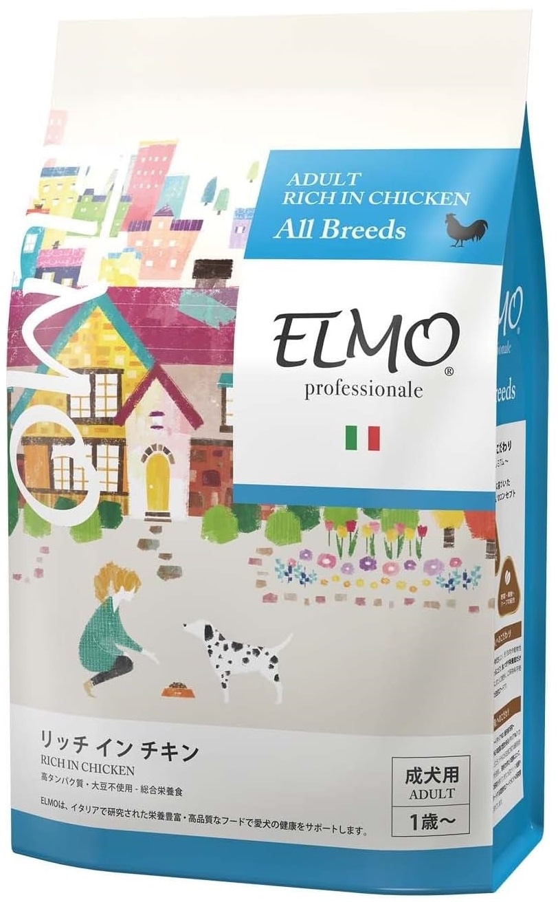 ELMO エルモ アダルト 成犬用 1歳から リッチインチキン 3kg