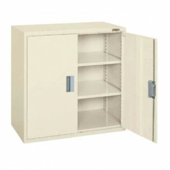 サカエ 工具管理ユニットKU型 スチール両開扉タイプ 900x450x880mm グリーン KU-93BNI